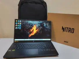 LAPTOP GAMING (PEMAKAIAN 1 BULAN) ACER NITRO V ANV15-41 ,RYZEN 5 6600H