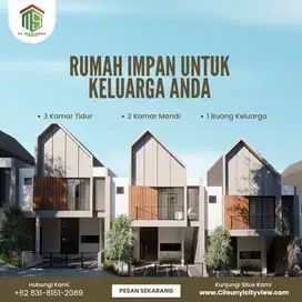 Rumah Minimalis 2 Lantai View Kota Bandung Denga suasana sejuk dan ama