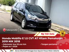 [ PAJAK PANJANG ] Honda Mobilio E 1.5 CVT AT Hitam 2018 2019