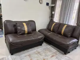 Jual sofa bekas dan meja apa adanya
