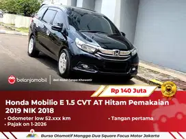 [ PAJAK PANJANG ] Honda Mobilio E 1.5 CVT AT Hitam 2018 2019