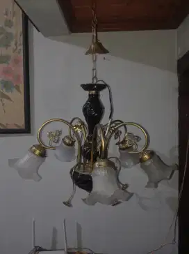 LAMPU GANTUNG BLUE COBALT
