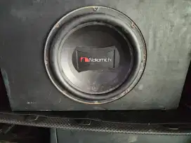 Subwoofer + box/basstube nakamichi 12 inci