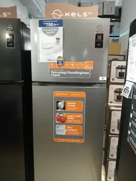 CICILAN RINGAN KULKAS KELS 2PINTU