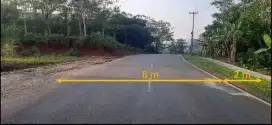 Dijual Tanah SHM 4.000 m2 di Jalan Raya Cipanas, Sajira-Lebak