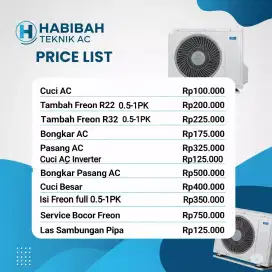 Service dan pasang AC Depok
