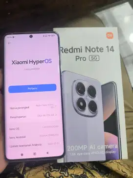 Xiaomi Note 14 Pro 5G 8+4/256 like new masih grnsi pjng bs tuker tambh
