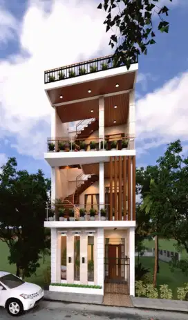 JASA ARSITEK & INTERIOR Desain Rumah Bangun Gambar Renovasi PBG IMB