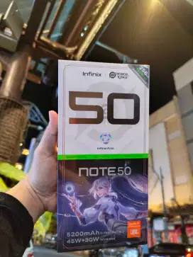 INFINIX NOTE 50 8+8/256GB GARANSI FRESH RESMI INFINIX (NO REPACK)