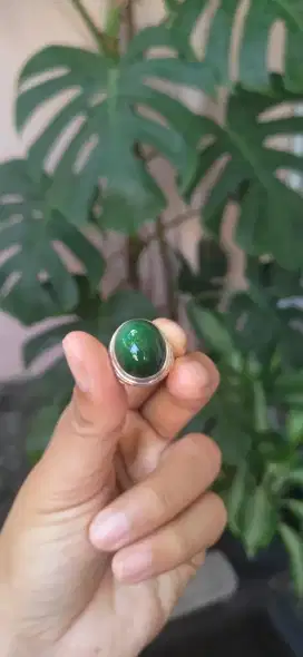 Bacan natural ring perak istimewa