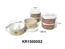 Tempat Bekal Rantang Gracia s2-BPA free