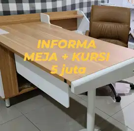 Desk kantor Informa + kursi kantor Informa