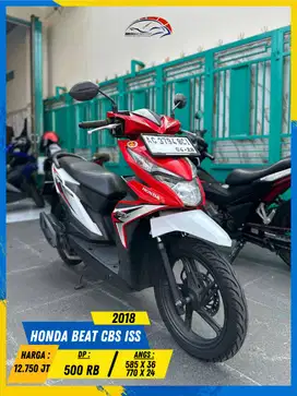 HONDA BEAT CBS ISS 2018 MESIN AMAN MASZEHH HIKMAH MOTOR KEPUH