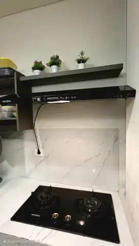 Dijual kompor tanam dan cookerhood modena