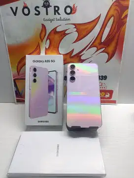 MULUS BANGET !! Samsung Galaxy A55 5G 8/256 Lilac ram 8/256 gb Mulus 9