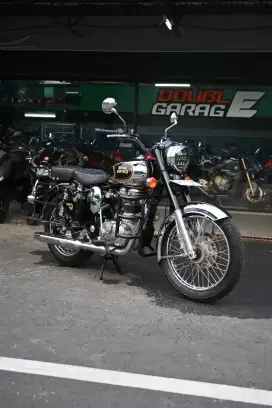 ROYAL ENFIELD CLASSIC 500 2019 SILVER HITAM WARNA RARE CHROME