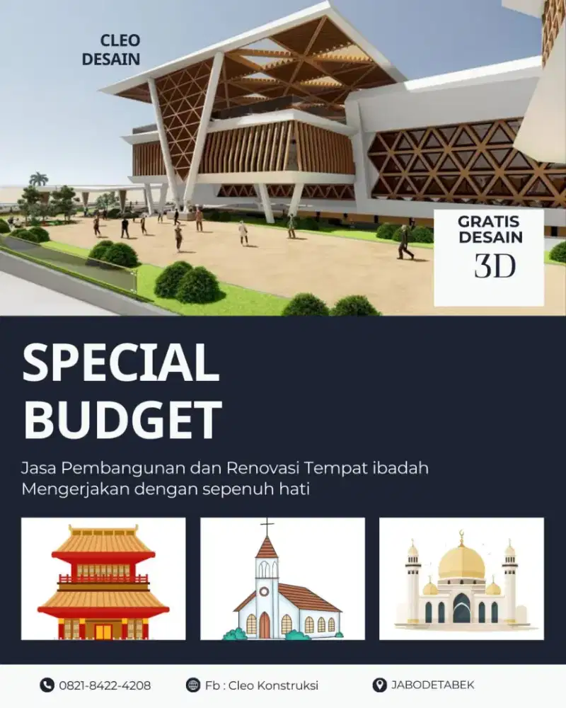 Renovasi dan Pembangunan sesuai budget