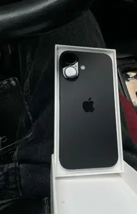 Ready iPhone 16 black 128gb bisa cicilan tenor 12bln bunga 0%