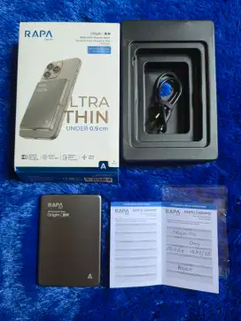 Powerbank RAPAtech OriginOn MagSafe 5000mAh Power Bank type c Wireless