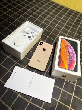 iPhone XS GOLD 64GB fullset MULUSS!
