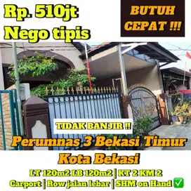 JUAL BUTUH RUMAH SIAP HUNI HARGA TANAH