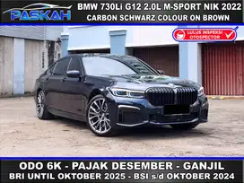 Odo=6k Bunga=4,5% GANJIL TAX=DESEMBER BMW 730Li G12 2.0L M SPORT 2022