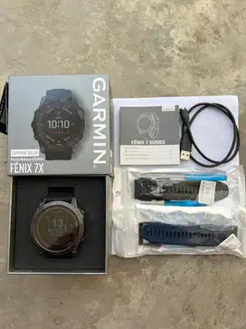 Dijual Jam Tangan Garmin Fenix 7X Shappire Solar Titanium - Istimewa