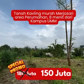 Tanah Kota Malang Lokasi Strategis Siap Bangun 150jutaan