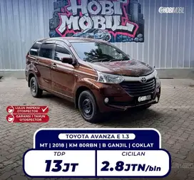 Avanza E 1.3 MT 2018