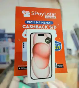 New iPhone 15 128GB PINK Garan Resmi Indonesia