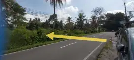 Dijual tanah shm pekarangan tinggal balik nama, tepi jl raya jangkang