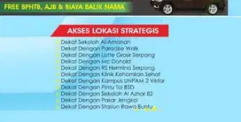 Rumah 2 lantai 2KT / 2KM Lokasi Strategis di Pocis, Tangerang Selatan