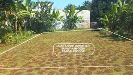 TANAH MURAH POSISI NEMPEL JALAN DAN STRATEGIS DI DESA CANDALI BOGOR