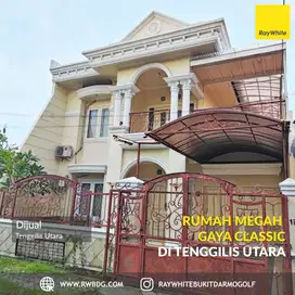 Rumah Mewah Clasic Dijual di Tenggilis Utara II, Siap Huni