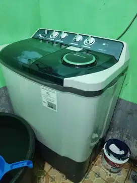 Jual mesin cuci LG 2 tabung P9050R (9kg)