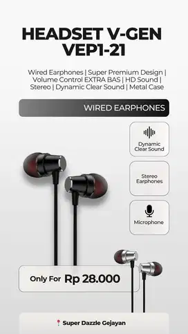 V-GEN VEP1-21 HEADSET