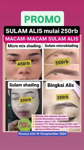 sulam alis bibir dan wajah