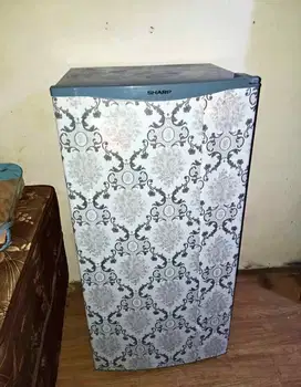 Kulkas Sharp 1 pintu normal dingin bs buat es batu dan plus antar
