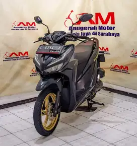 Honda Vario 150 keyless Tahun 2021 warna hitam doff