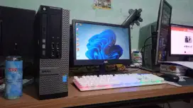 1 set komputer core i5 4590 + layar 16 inch
