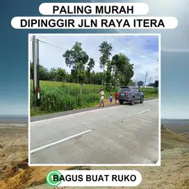 TANAH NEMPEL ASPAL JALUR DUA ITERA TERDEKAT KAMPUS ITERA