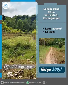 Tanah Pekarangan di Kaliwuluh