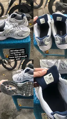 NB Indigo white
