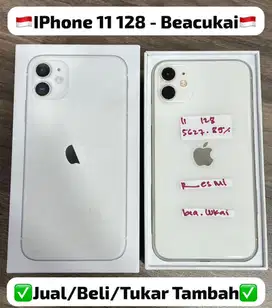 Iphone 11 128 Gb White Resmi Beacukai