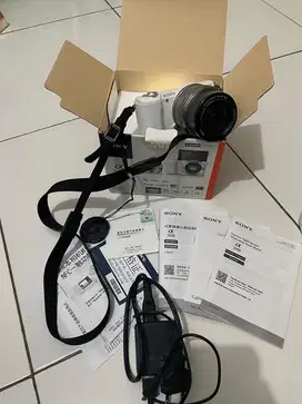 Kamera mirrorless sony a5100 white fullset bandung