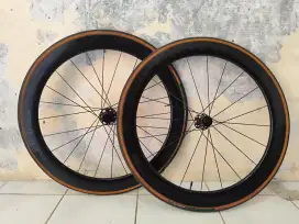WHEELSET CARBON Rim 50mm DISC TA12