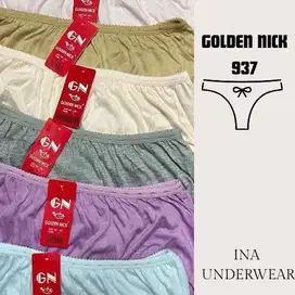PROMO Celana Dalam Golden nick 937 GN Celana Dalam Wanita Gelap Terang