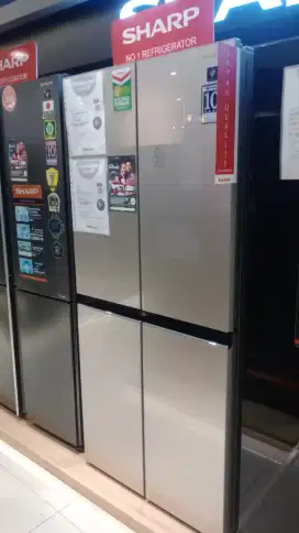 SHARP REFRIGERATOR SIDE BY SIDE 4 DOORS QUEEN'S SERIES HANYA 9 JTAN