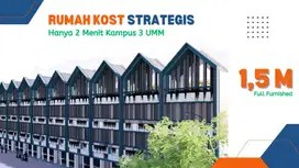 Investasi Kost 10 Kamar Akses 5 Menit ke Kampus UMM & Unisma