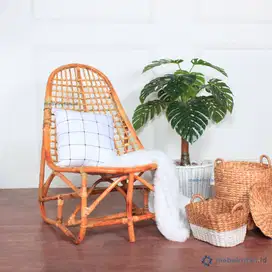 KURSI ROTAN TERAS KURA | KURSI SANTAI | KURSI TAMAN | RATTAN CHAIR